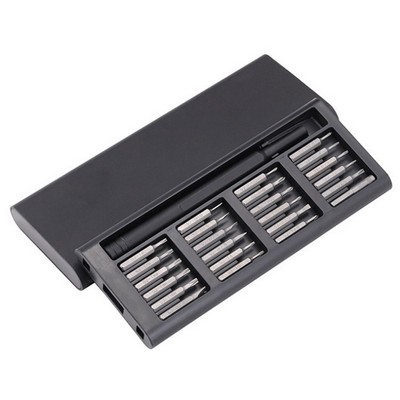 Alloy case 24" 1 Precision Magnetic Screwdriver Bit Set