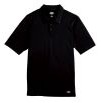 Dickie's® Men's WorkTech Short Sleeve Polo Shirt w/Cooling Mesh - Black