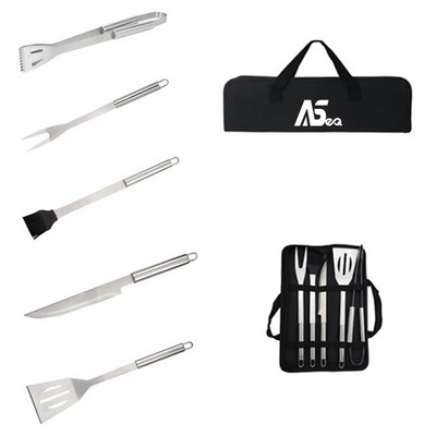 5" 1 Grill Utensils with Carrying Bag