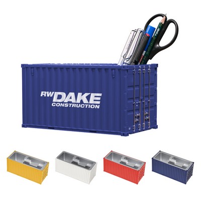 Container Shaped Desk Tidy Holder