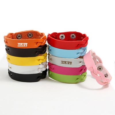 Mgutillart Punk Braided Bangle