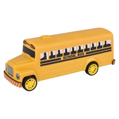 5"L Plastic Pull Back School Bus Model