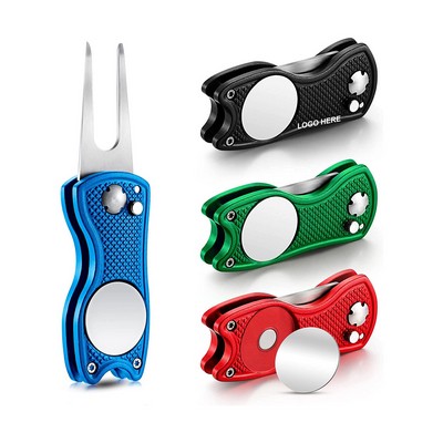 Turf Repair Tool w/Ball Marker