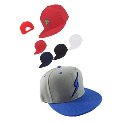 Flat Bill Baseball Cap