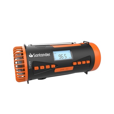 ResQ Emergency Hand Crank Weather Radio – AM/FM/NOAA, Camping Fan & 4000mAh Power Bank