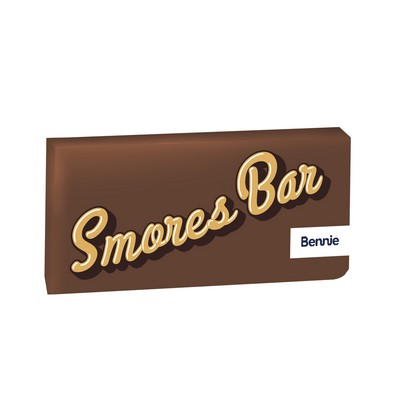 3.5 Oz. Chocolate Bar in Envelope Wrapper - S'mores