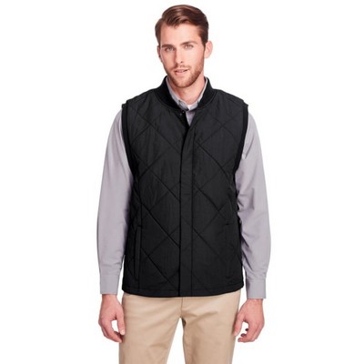 UltraClub Men's Dawson Quilted Hacking Vest