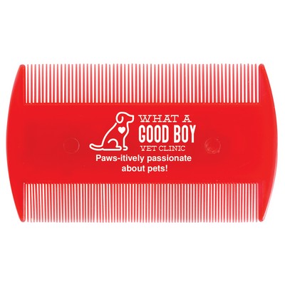 Red Flea Comb (3" x 2.063")