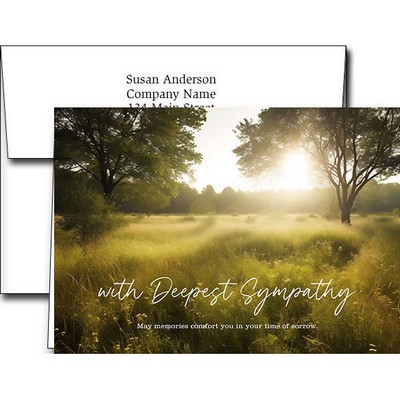 Sympathy Greeting Cards w/Imprinted Envelopes
