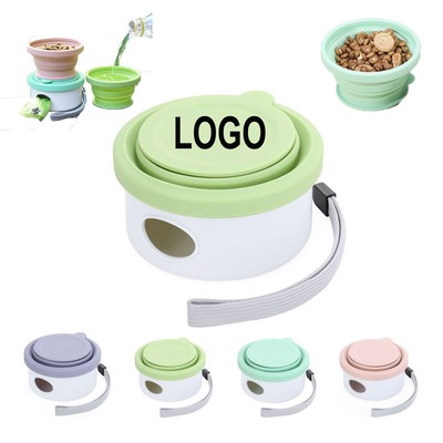 150ml Portable Bowl With Garbage Bag Case