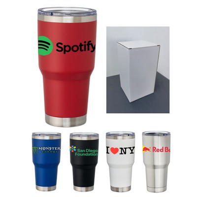 Union Printed - 30oz Double Wall SS Vacuum Bottle - Full Color Wrap Print - Includes Gift Box Packin