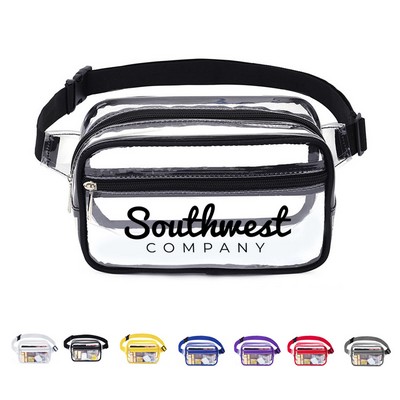 Adjustable Stylish Clear Fanny Pack