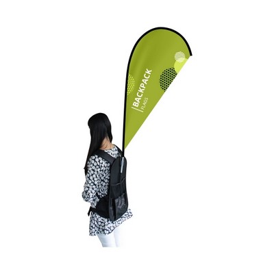 Backpack Flags - Teardrop - Single Sided (19.41" x 38.32")