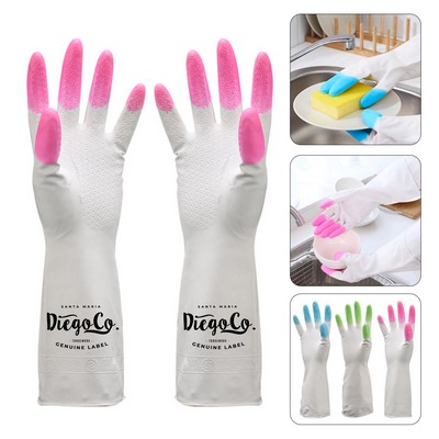 Kitchen PVC Dishwashing Gloves