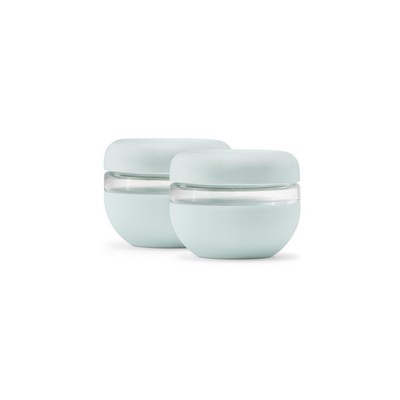 W&P 2 Piece 16 Oz. Mint Porter Glass Seal Tight Bowls