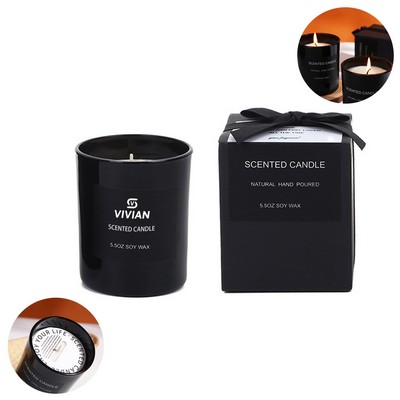 5.5 Oz. Soy Waxtumbler Scented Candle W/ Gift Box