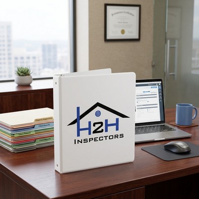 1" Round Ring 11" x 8.5" Heat Sealed Ring Binder