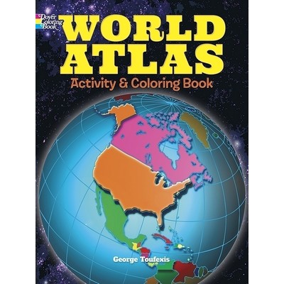 World Atlas Activity and Coloring Book