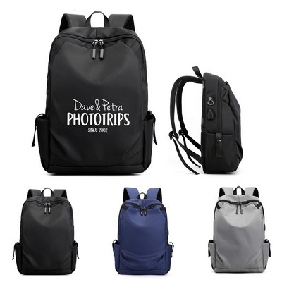 Tear-resistant Travel Backpack with Usb Charging Port