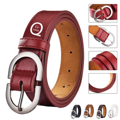 Double D-Buckle Lady'S Belt