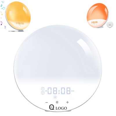 7-Color Wake-Up Light w/ Alarm Clock