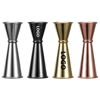 Jigger for Bartending Double Cocktail Jigger 304 Food Grade Stainless Steel Jigger 2 OZ 1 OZ