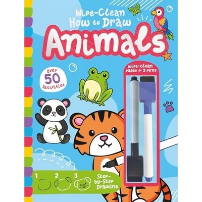 Wipe-Clean How to Draw Animals