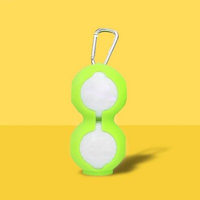 Silicone Golf Ball Holder with Carabiner