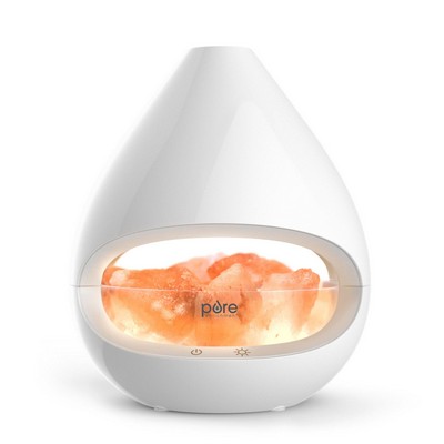 Pure Enrichment Pureglow Crystal Himalayan Salt Rock Lamp & Diffuser