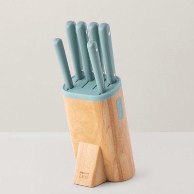 BergHoff Leo Slate 7Pc Knife Block Set, Sage