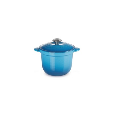 Le Creuset 2.25Qt Cast Iron Rice Pot W/ Ss Knob Marseille