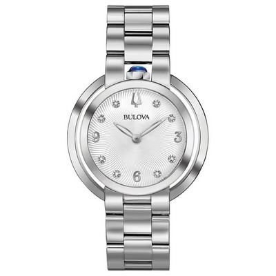 Bulova Watches Ladies' Rubaiyat Diamond Dial Bracelet Watch
