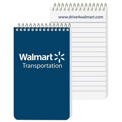 Imprinted Sheet Pocket Coil Notebooks (2 7/8"x 4 ¾")