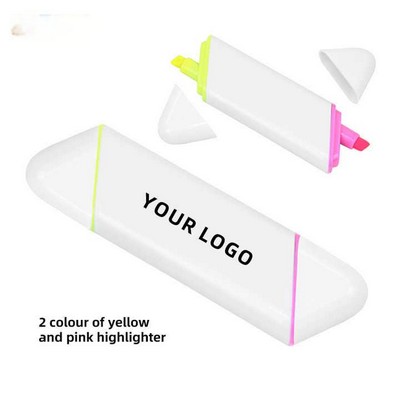 Dual Tip Plastic Highlighter