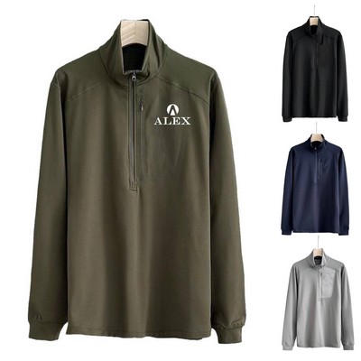 Half Zip Sport matte long sleeved base shirt