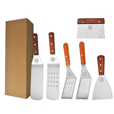 Stainless Steel Griddle Spatula Tools Set