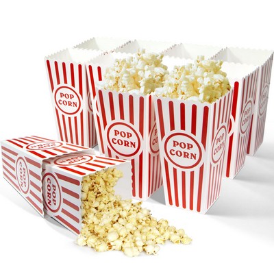 Retro Striped Popcorn Boxes