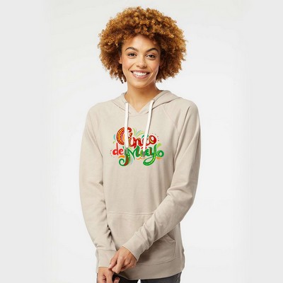 Independent Trading Co.® Unisex Lightweight Loopback Terry Hooded Sweatshirt