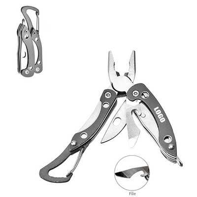 Carabiner Multi Pliers with File Bottle Opener