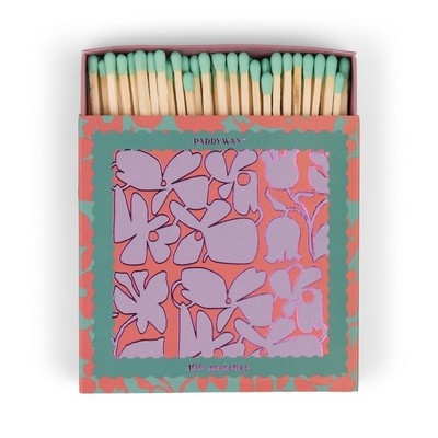 Jumbo Boxed Matches - Abstract Floral