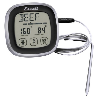 KitchenSupply Escali - Touch Screen Thermometer & Timer Black
