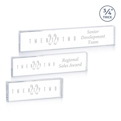 Lancaster Nameplate - Deep Etch