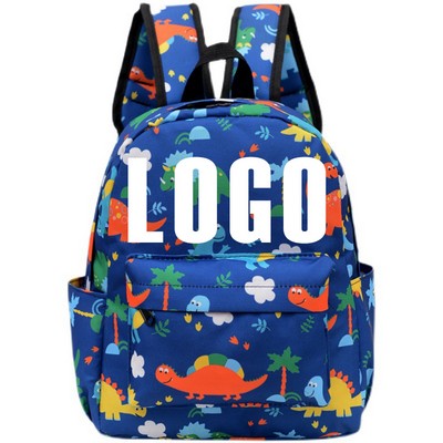 Kids Polyester Preschool Backpack w/Adjustable Straps