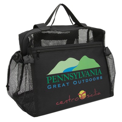 Mesh Utility Tote – Beach, Gym & Wellness Bag