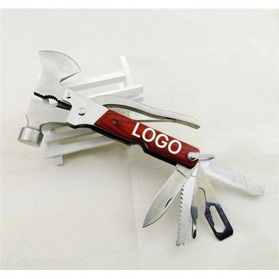 Multi-functional Color Wooden Rescue Axe Hammer