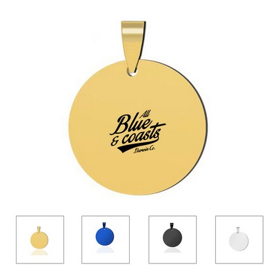 Floating Oval Keychain