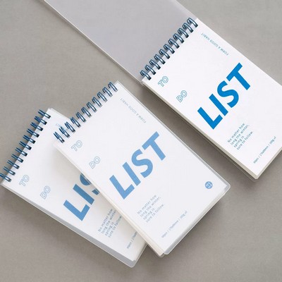 Simple Spiral Bound To-Do Notepad/60Sheets