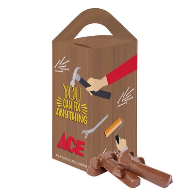 Tote Box with 1 oz Milk Chocolate Hammers