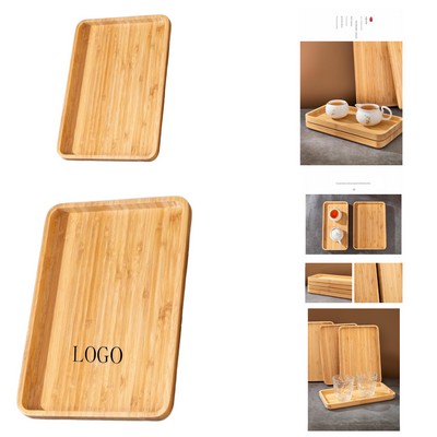 11.6"x7.9" Rectangular Bamboo Serving Tray