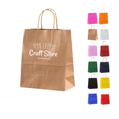 Kraft Paper Gift Bag with Handles